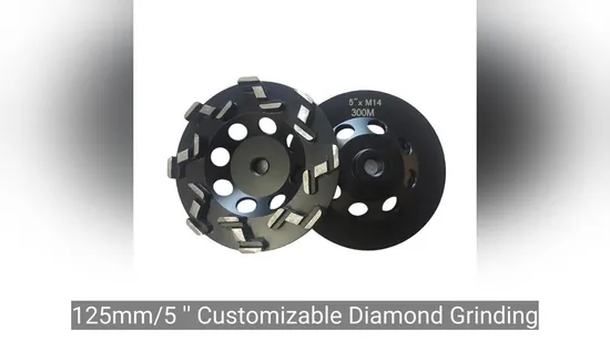 5 Inch Turbo Diamond Grinding Cup Wheel for Concrete