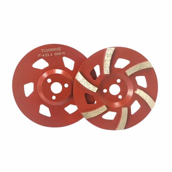 Mola a tazza diamantata Turbo da 5 pollici per calcestruzzo